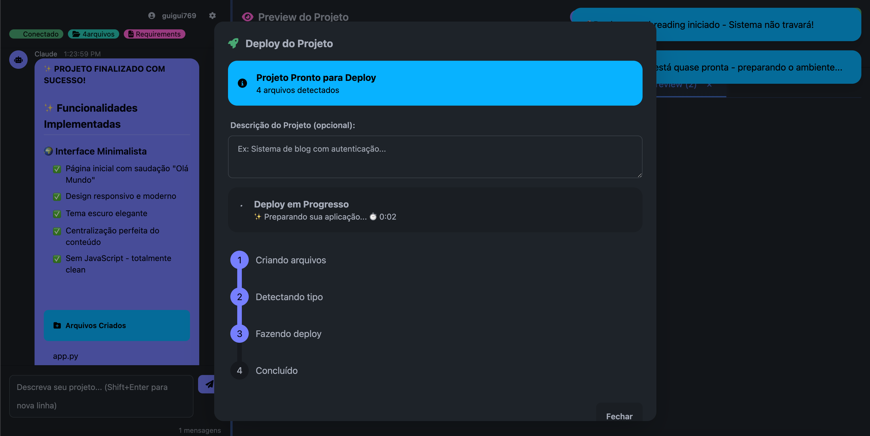 Sistema de Deploy - Deploy em 1 clique com ferramentas poderosas